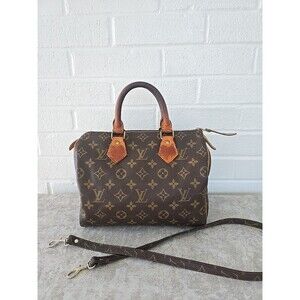 Louis Vuitton Monogram Speedy 25 Bag Vintage April 1987